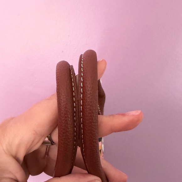 NWOT - Geometric Pattern Tote - Brown and Pink - Picture 3 of 8